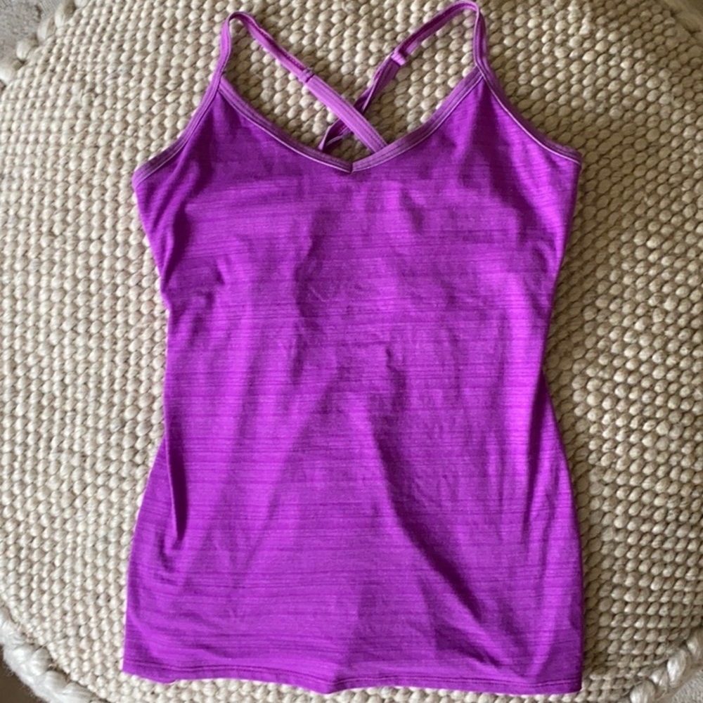 Beyond yoga top in purple